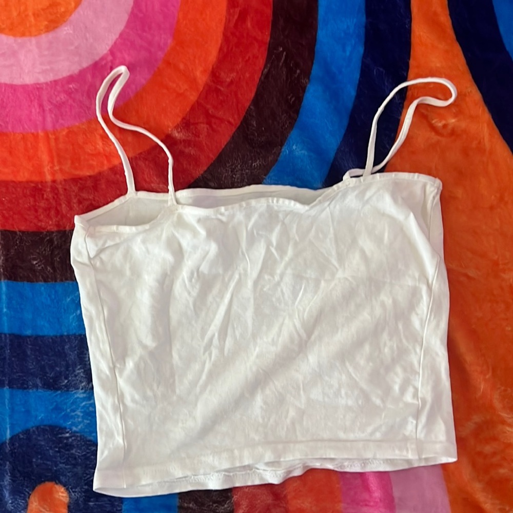 H&M White Tank Top — Size Small